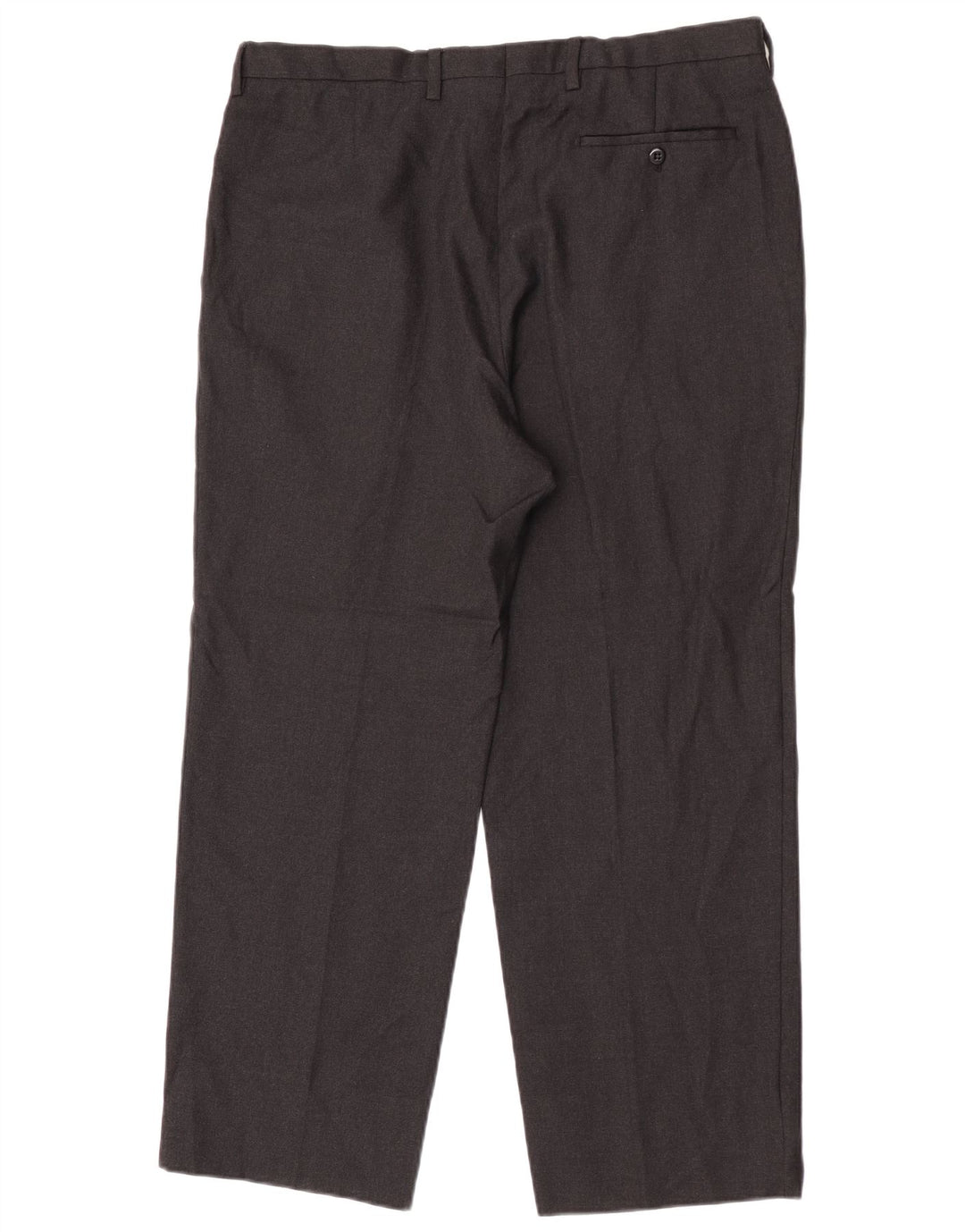 Pantaloni da completo da uomo Burberry W36 L28 in lana grigia