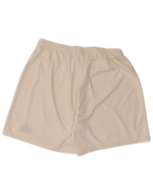 Pantaloncini sportivi Adidas Climalite da uomo XL poliestere bianco