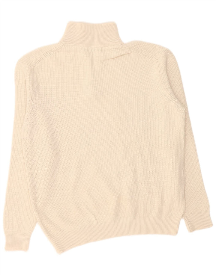 Maglione Zara da uomo con zip e collo XL bianco