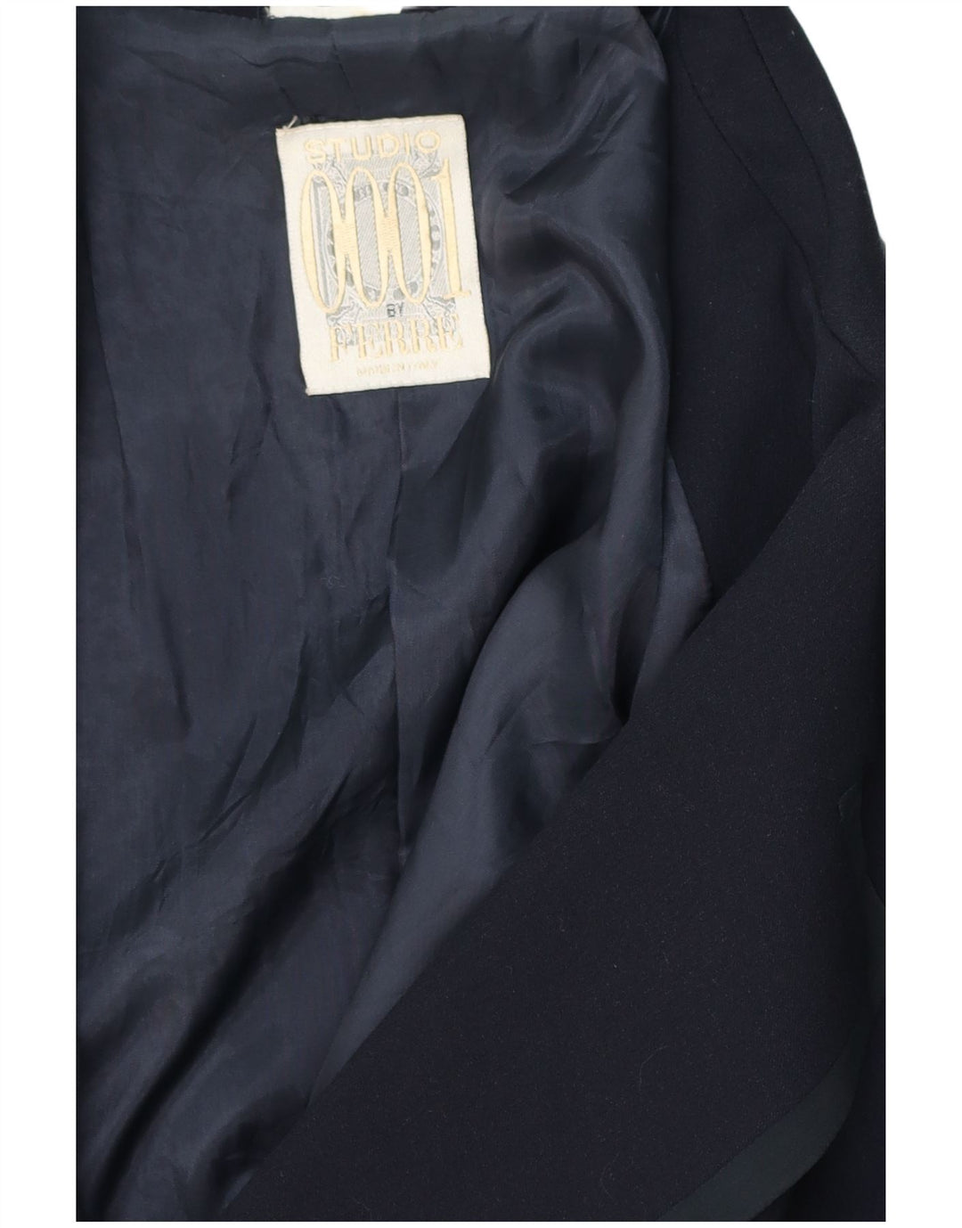 Giacca blazer da donna a 1 bottone Ferre UK 16 grande blu navy