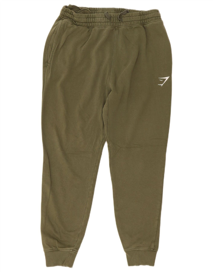 Pantaloni da tuta da uomo Gymshark Joggers medio cotone kaki