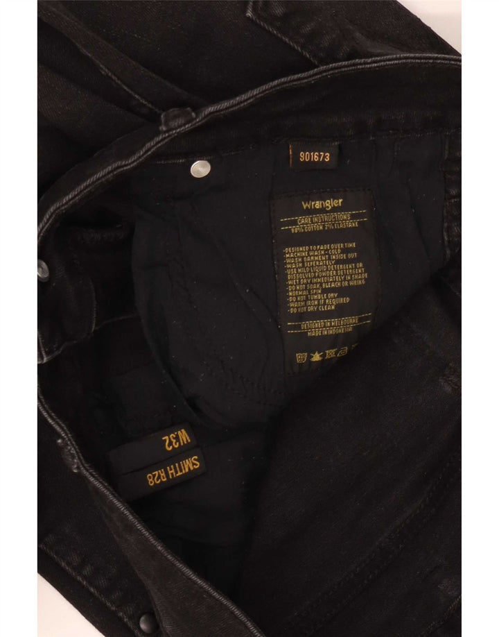Jeans slim da donna Wrangler W32 L28 cotone nero