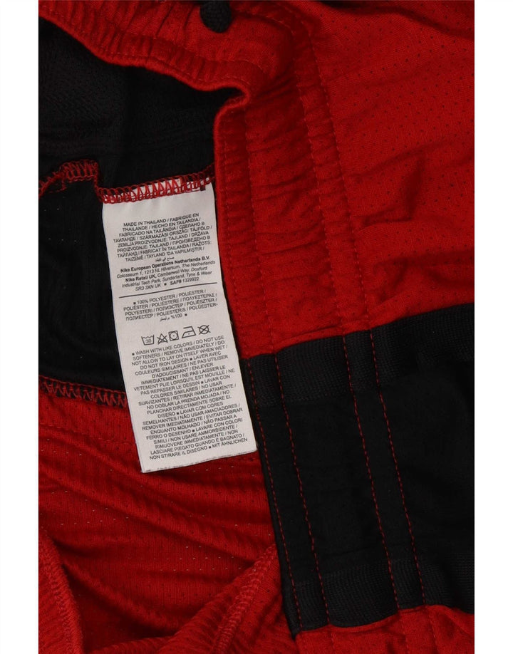 Pantaloncini sportivi Jordan da uomo XL in poliestere color block rosso