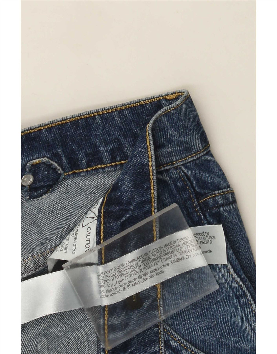 Jeans da donna a gamba larga Massimo Dutti EU 40 Medio W30 L30 Cotone blu