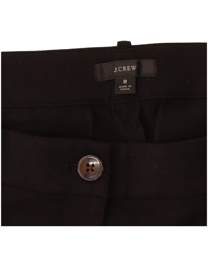 Pantaloni chino slim da donna J. CREW US 8 Medium W28 L27 Poliestere nero