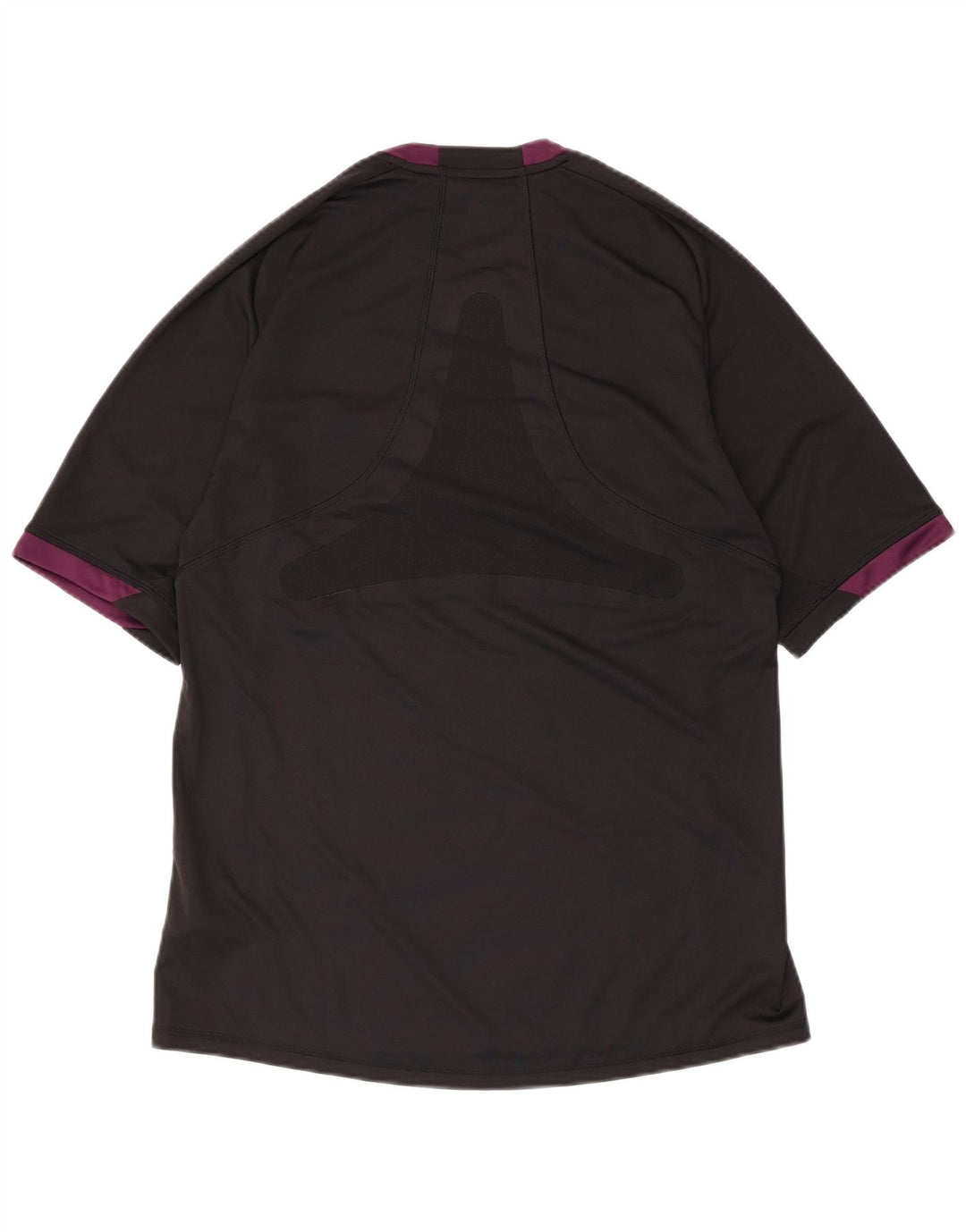 T-shirt Adidas Climacool da uomo Top in poliestere color block medio nero