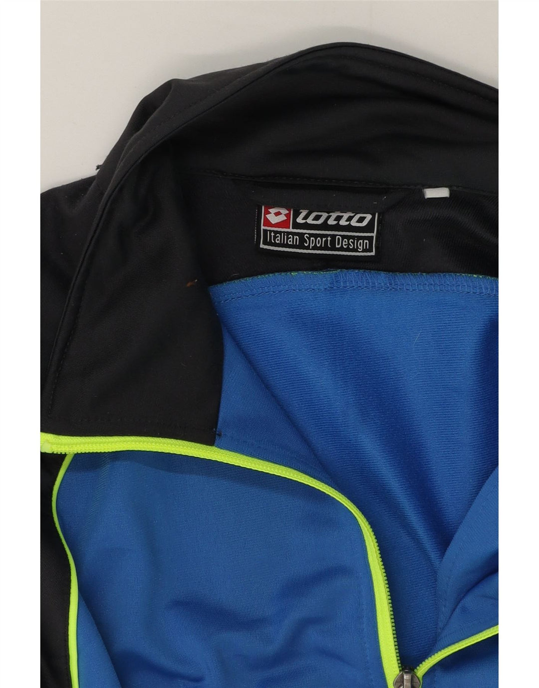 Giacca da tuta da uomo Lotto Blu medio color block
