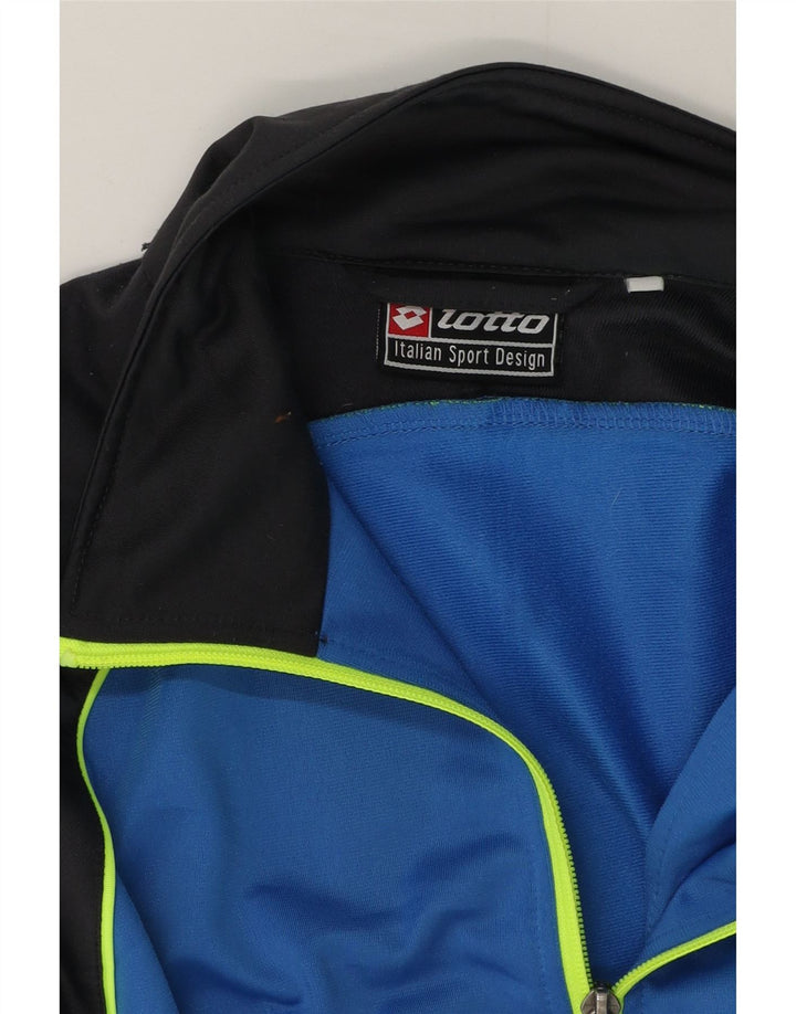 Giacca da tuta da uomo Lotto Blu medio color block