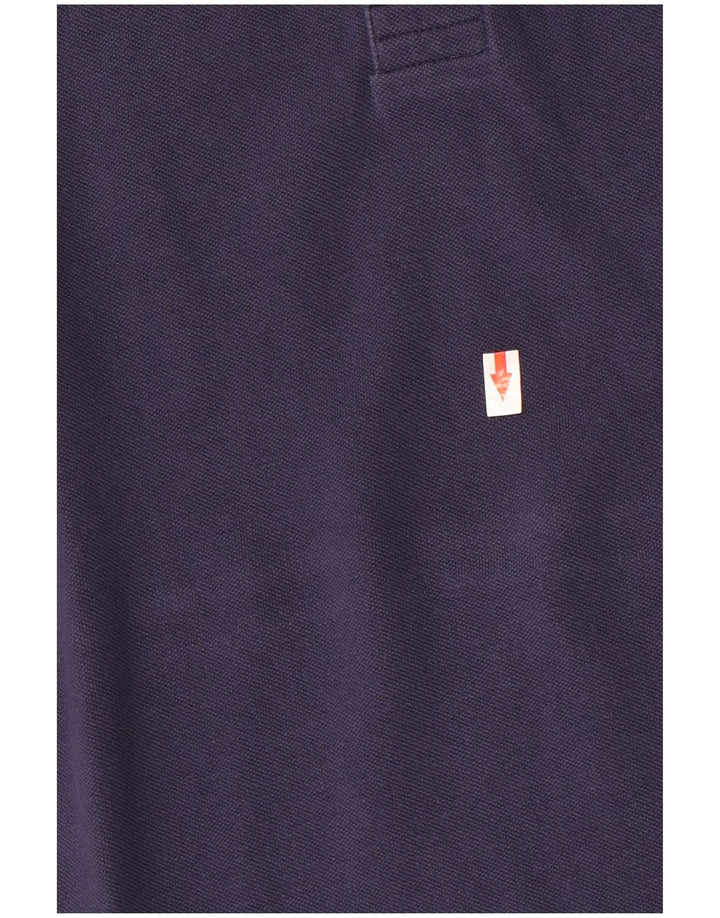 Polo Kappa Uomo Media Cotone Blu Navy