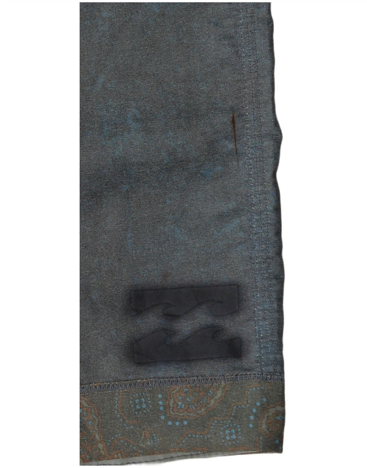 Pantaloncini da bagno da uomo Billabong in cotone blu medio