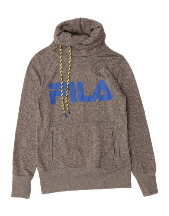 Felpa grafica da donna Fila Jumper UK 10 Small Grigio