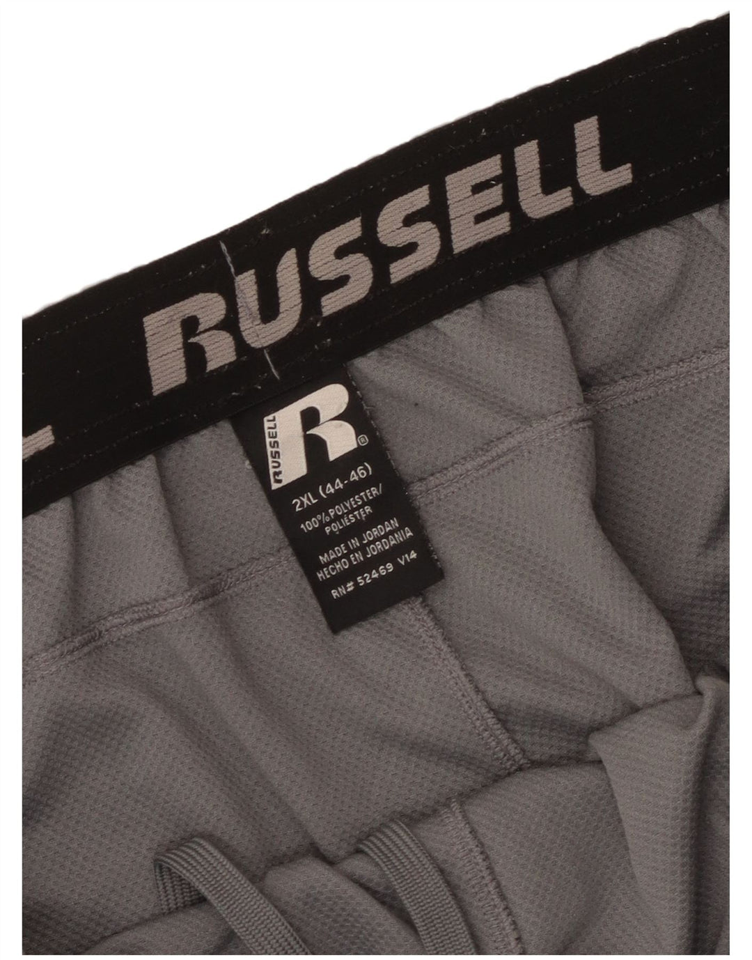 Pantaloncini sportivi da uomo Russell Athletic 2XL Poliestere grigio