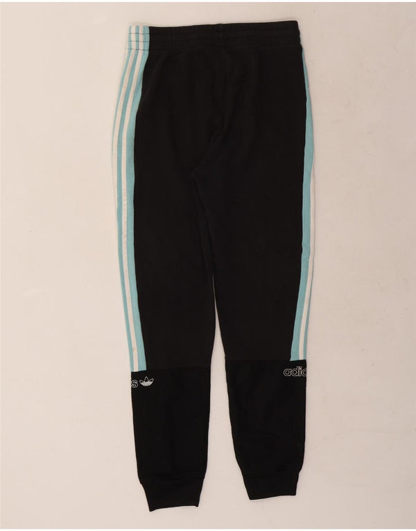 Pantaloni da tuta da ragazzo Adidas Joggers 15-16 anni Colorblock nero