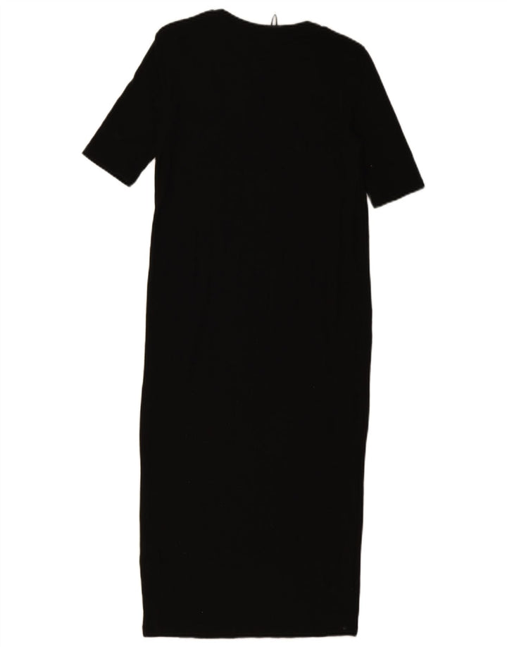 Vestito lungo da donna Zara UK 8 piccolo poliestere nero