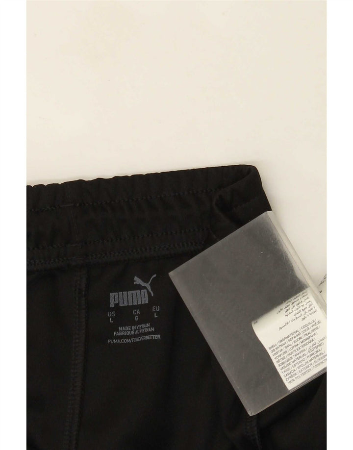 Puma Pantaloni da tuta con grafica da uomo Joggers Large Nero Poliestere