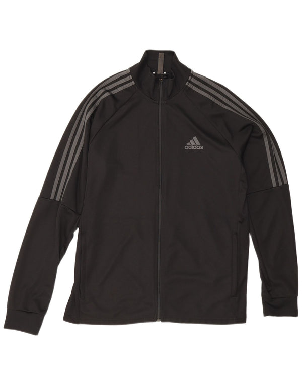Giacca da tuta da uomo Adidas UK 44/46 grande poliestere nero