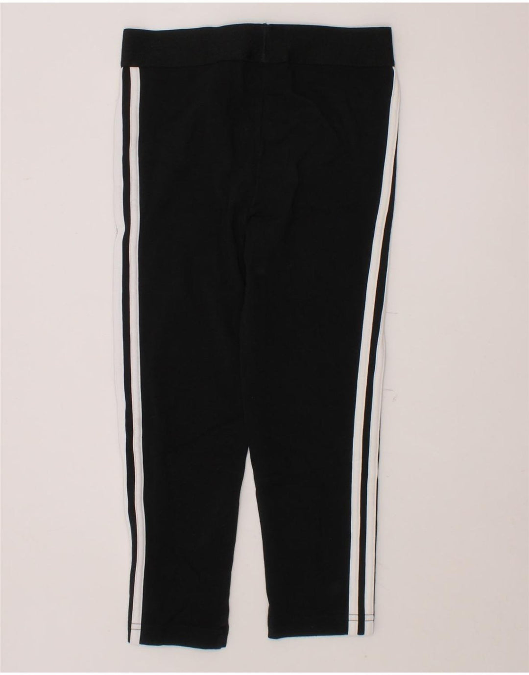 ADIDAS Girls Leggings 3-4 Years  Black Cotton