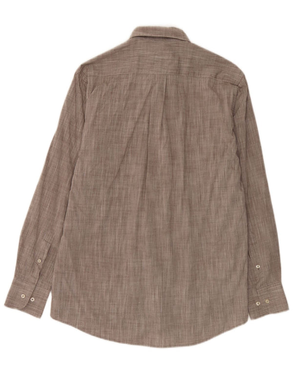 Camicia da uomo Lotto taglia 41/42 grande cotone chiazzato grigio