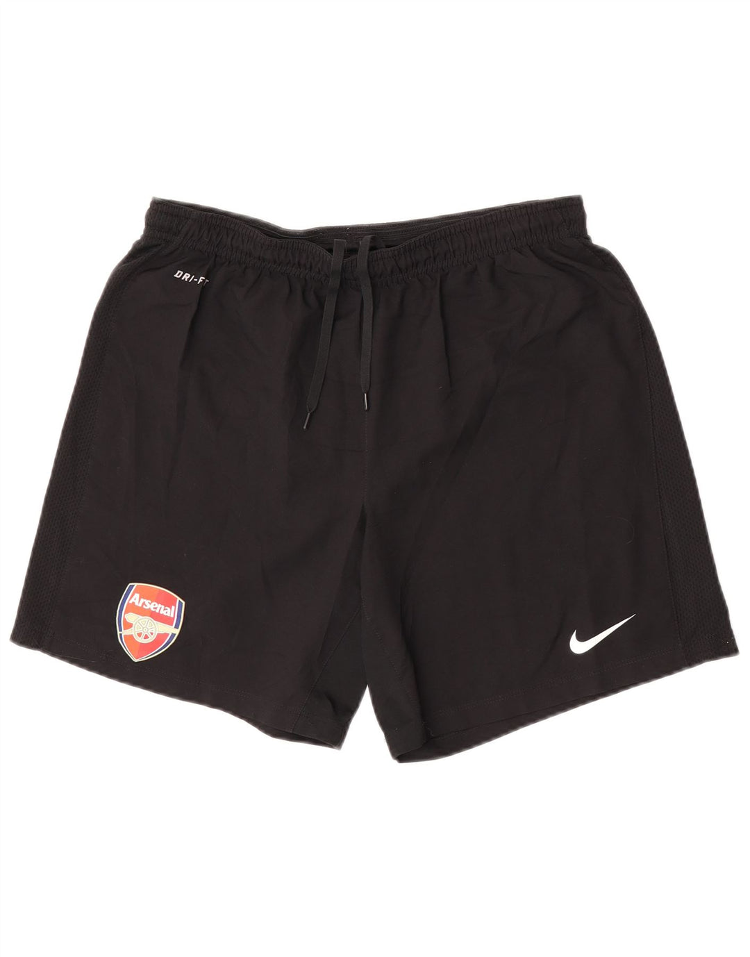 Pantaloncini sportivi Nike Arsenal da uomo, medio, in poliestere nero