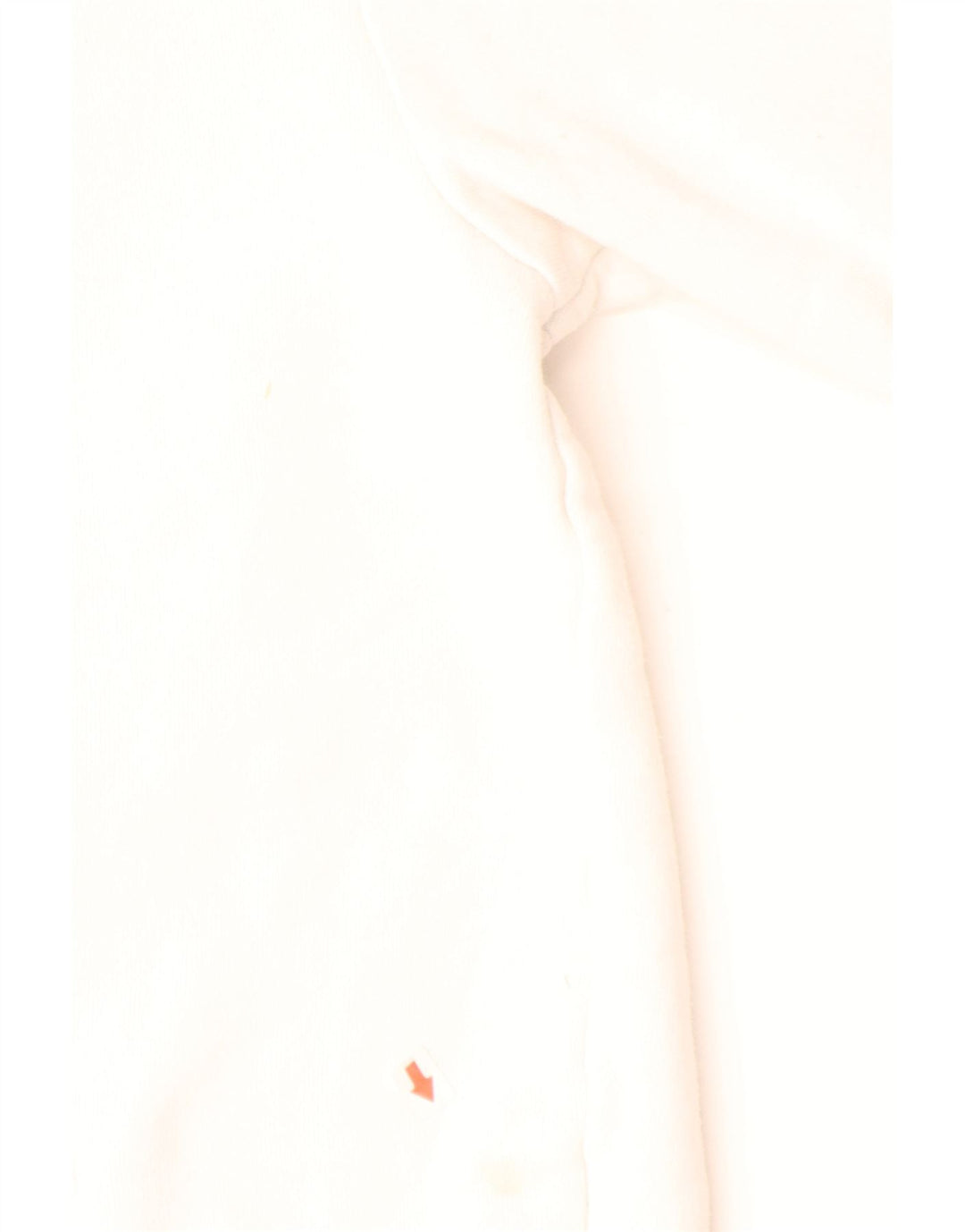 ELLESSE Felpa con cappuccio grafica da uomo, piccola, in cotone bianco sporco