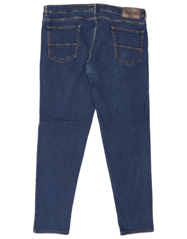 Jeans Skinny Uomo Trussardi W42 L32 Blu Cotone