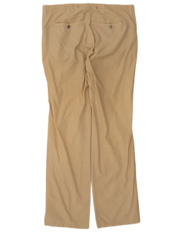 Pantaloni chino dritti da uomo Trussardi IT 52 XL W38 L35 Beige Cotton