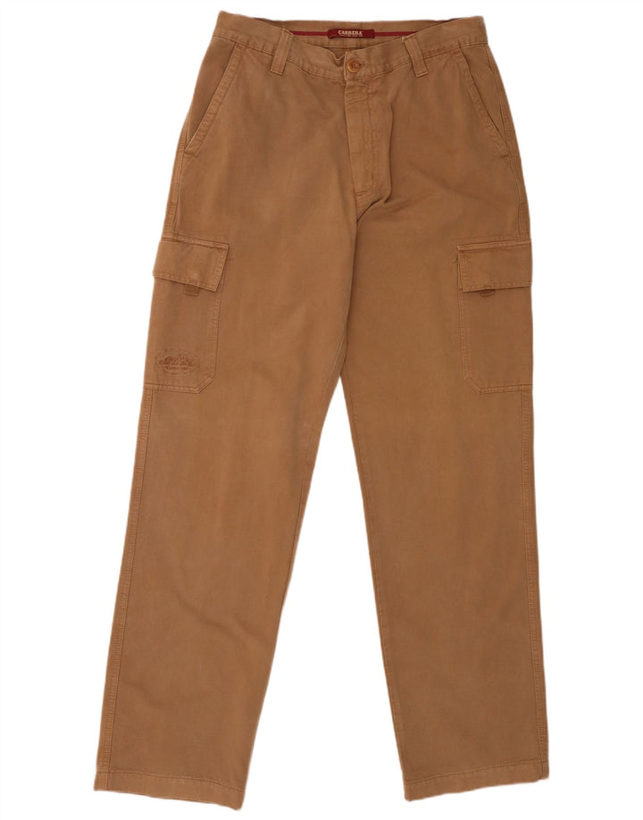 Pantaloni cargo dritti da uomo Carrera W34 L34 cotone beige