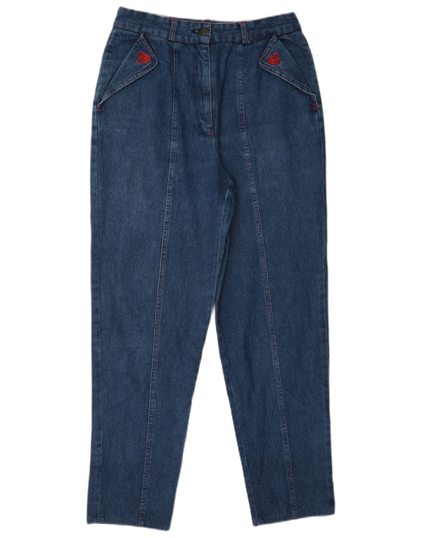 Jeans Fendi da donna affusolati a vita alta IT 46 Large W28 L30 Blu