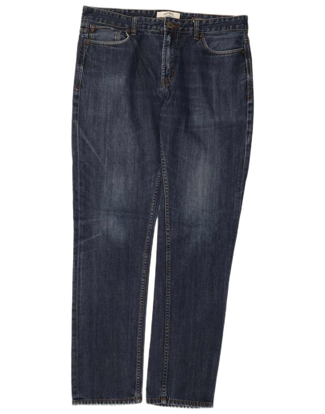 Jeans slim da uomo Fat Face W36 L33 cotone blu navy