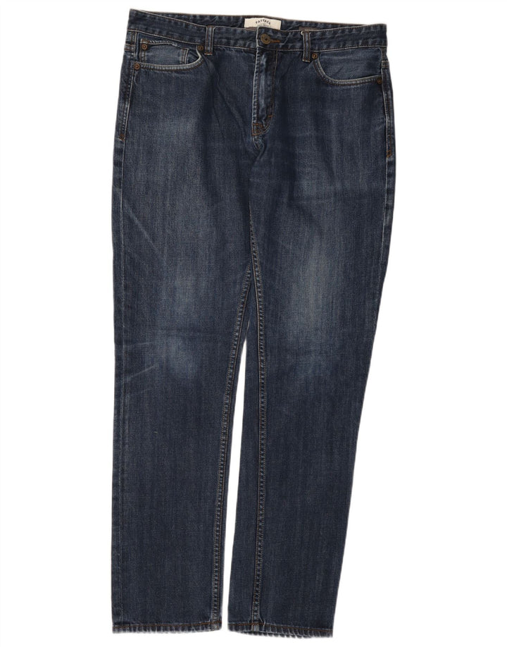 Jeans slim da uomo Fat Face W36 L33 cotone blu navy