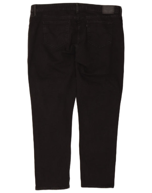 Levi's Donna 311 Shaping Skinny Jeans US 22 3XL W44 L30 Cotone Nero