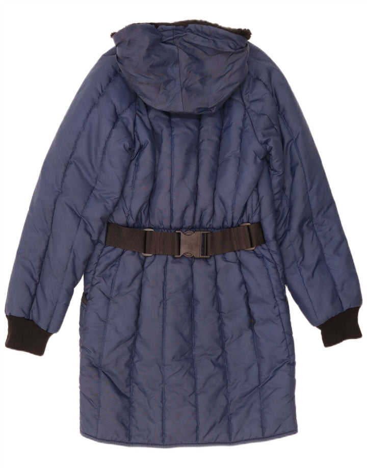 Piumino con cappuccio da bambino Refrigiwear 13-14 anni in poliammide blu navy