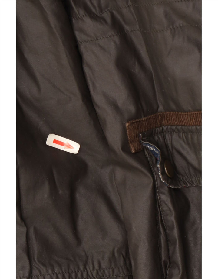 Giacca Marks & Spencer in cotone cerato per ragazzi 13-14 anni color kaki