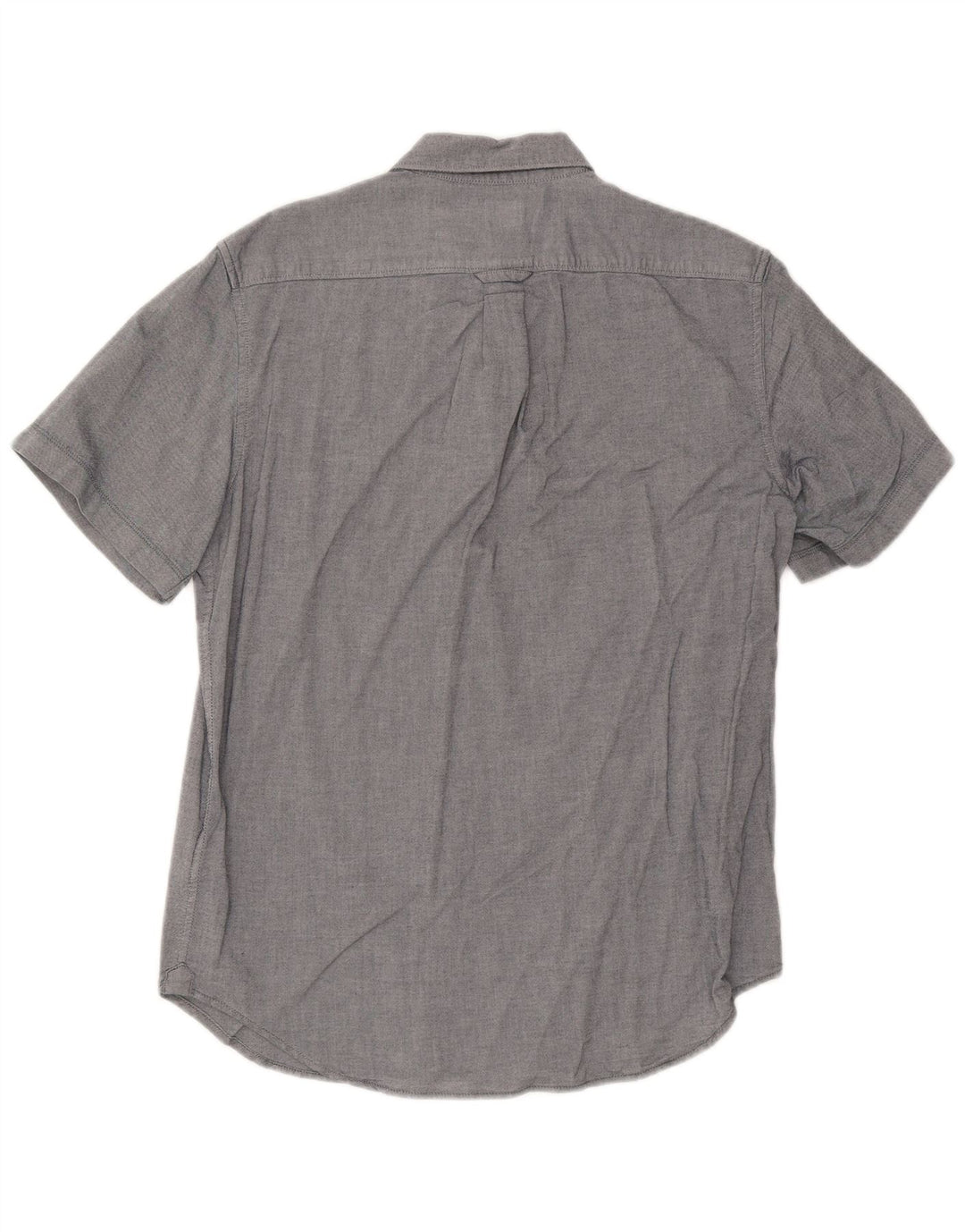Camicia Timberland da uomo a maniche corte vestibilità regolare in cotone grigio medio