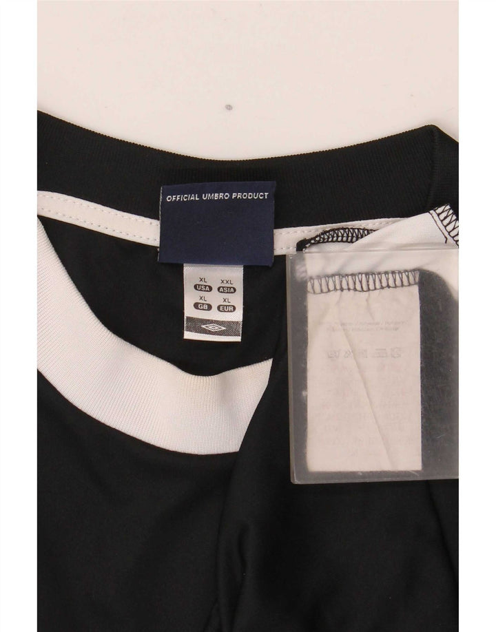 T-shirt grafica da uomo Umbro Top XL Poliestere color block nero