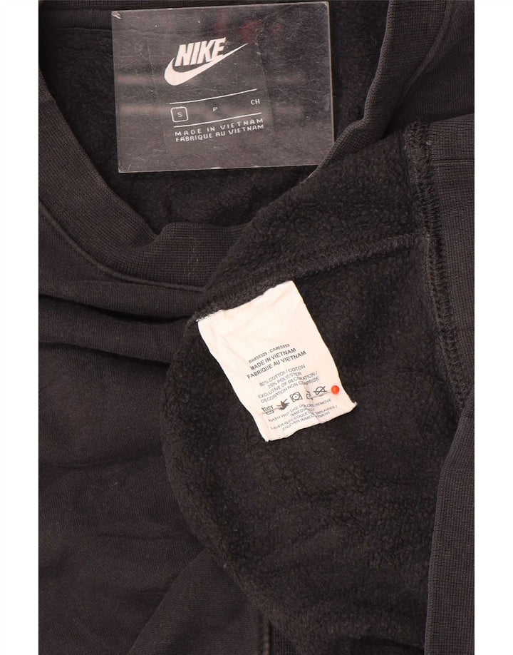 Felpa Nike Uomo Maglione Piccolo Cotone Nero
