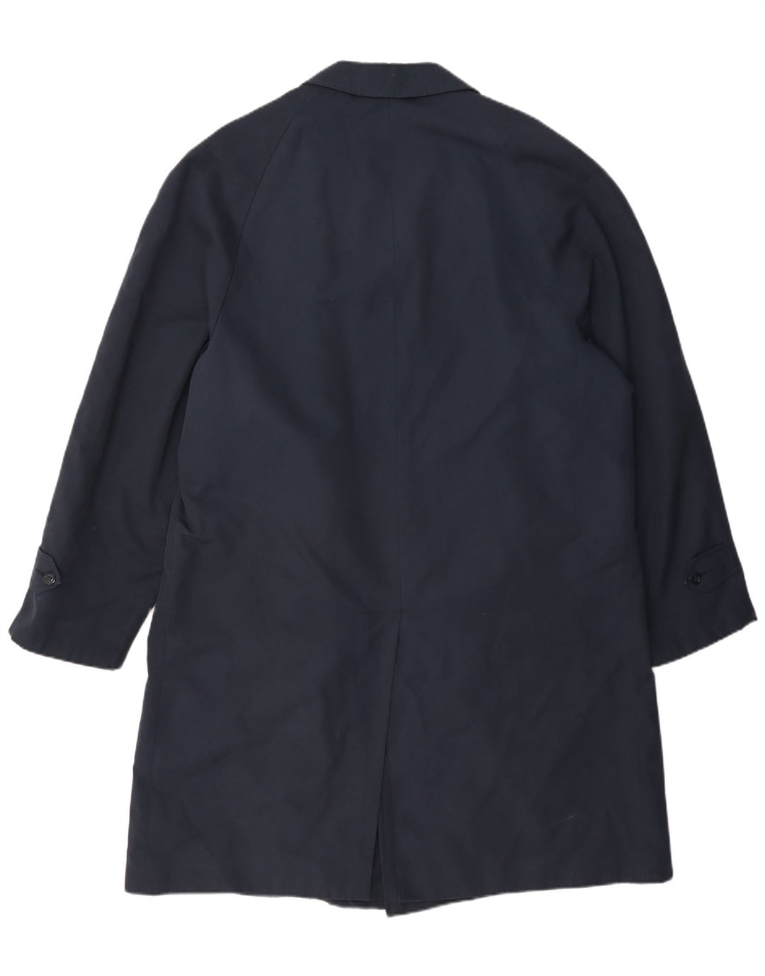Cappotto da uomo Dhobi UK 38 poliestere medio blu navy