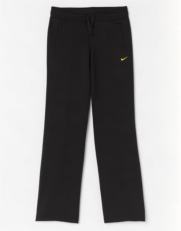 Nike Womens Tracksuit Trousers UK 6 XS Black Polyester