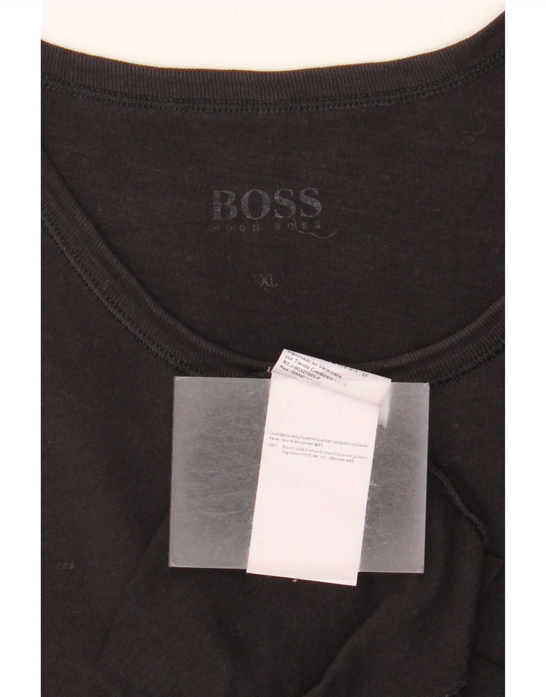 T-shirt da uomo Hugo Boss Top XL nera elastan