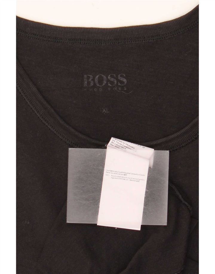 T-shirt da uomo Hugo Boss Top XL nera elastan