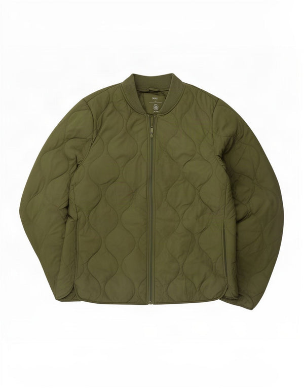 Giacca trapuntata da donna Marks & Spencer UK 10 Small Verde Poliestere