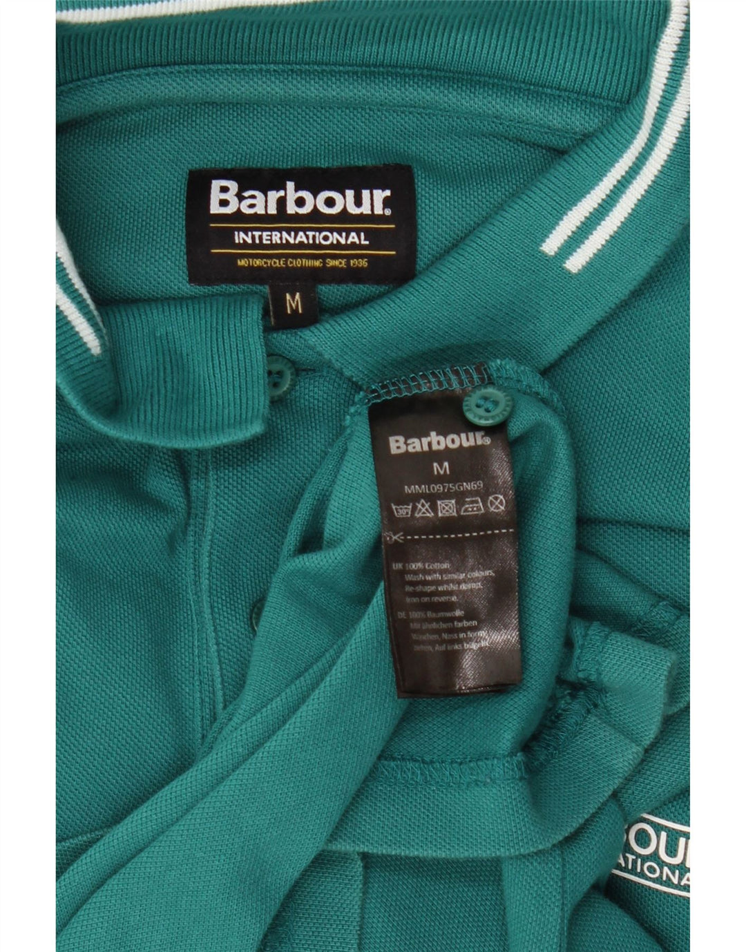 Polo Uomo BARBOUR Cotone Verde Medio