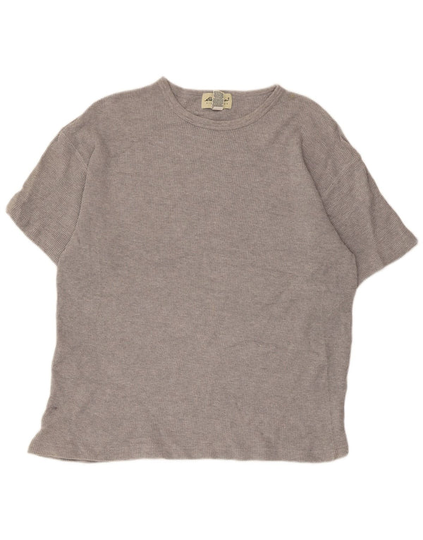 T-shirt da uomo EDDIE BAUER Top in cotone grigio medio