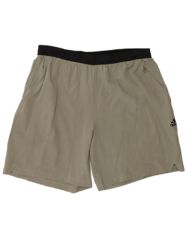 Pantaloncini sportivi Adidas Aeroready da uomo XL color kaki