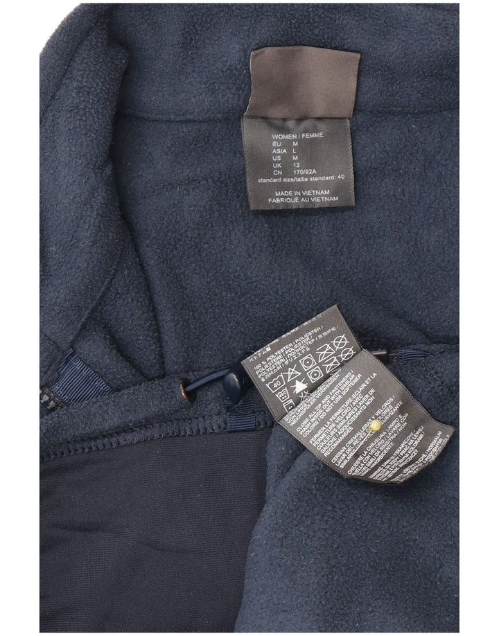 Giacca in pile da donna Jack Wolfskin UK 12 medio poliestere blu navy