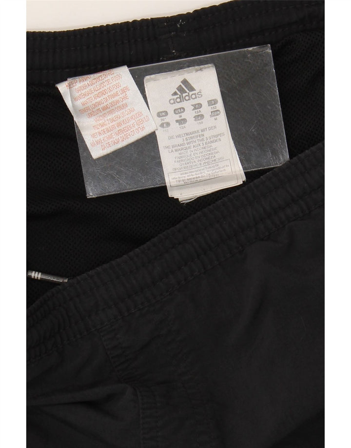 Pantaloncini sportivi Adidas da ragazzo 11-12 anni in poliestere nero