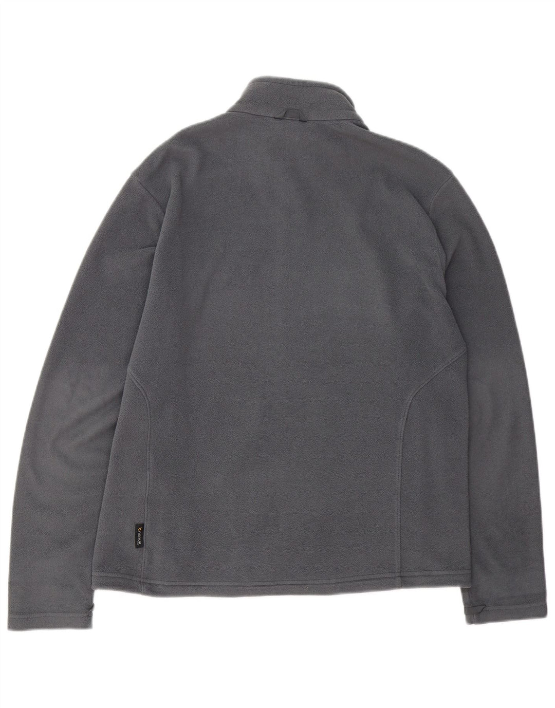 JACK WOLFSKIN Giacca in pile da uomo UK 40 Large Grigio Poliestere