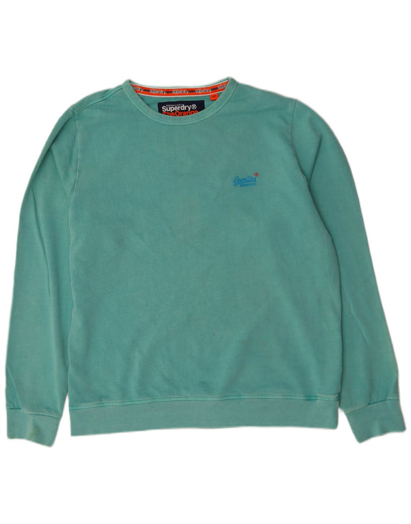 Felpa da uomo Superdry Jumper 3XL cotone verde