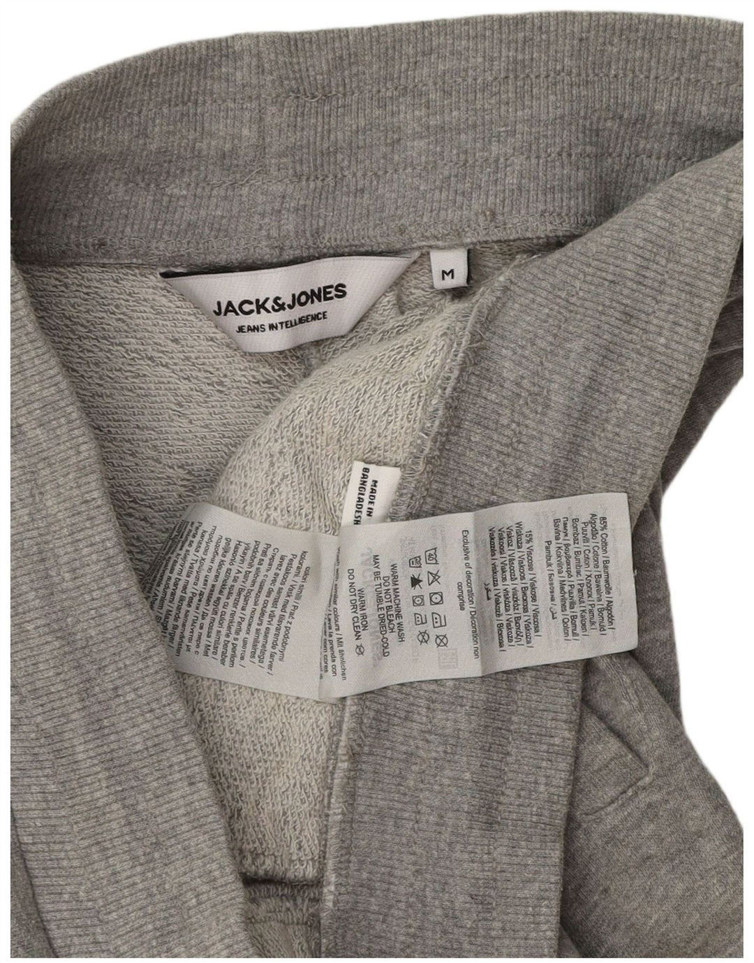 JACK & JONES Pantaloni da tuta cargo da uomo Joggers Cotone grigio medio