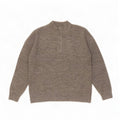 Maglione da donna Marks & Spencer con zip e collo UK 14 grande acrilico grigio